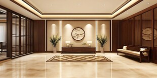 中式典雅大厅室内设计图