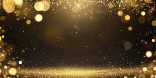 金色光斑背景 梦幻闪耀