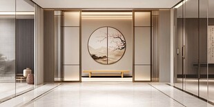 中式雅致玄关空间设计