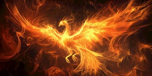 烈焰凤凰 浴火翱翔之姿