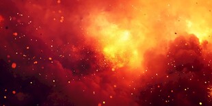 炽热火焰星云 绚烂宇宙景象