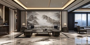 新中式客厅优雅大气风范