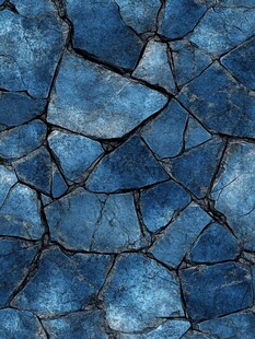 蓝色裂纹石质纹理背景