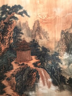 山水间的古朴亭阁