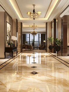 豪华大气的宽敞家居走廊