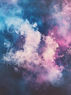 梦幻色彩烟雾背景图