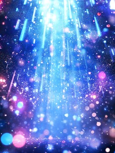 梦幻星空粒子光效背景