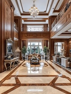 豪华大气双层挑高客厅空间