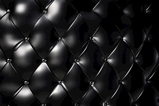 黑色菱格皮革纹理背景