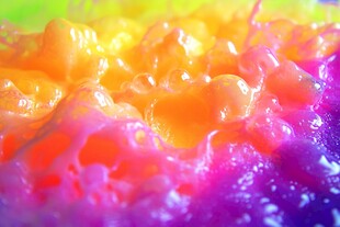 梦幻多彩的流体艺术效果