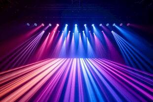 绚丽舞台灯光秀