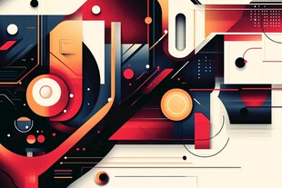 抽象几何艺术图形设计