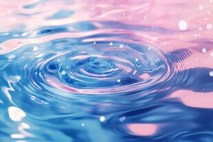 梦幻水波涟漪图