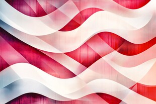 红白色动感波浪抽象背景