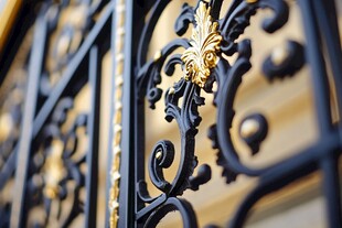 欧式铁艺围栏精致雕花