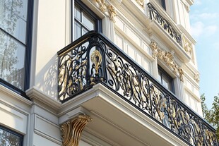 欧式奢华铁艺阳台栏杆