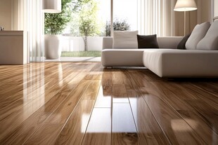 现代简约客厅木地板展示