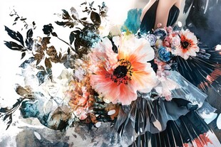 梦幻花卉艺术装饰画