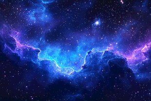 梦幻星空宇宙星云景象