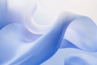 梦幻蓝白渐变流动纹理背景