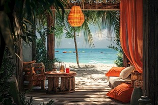 海滨露台 惬意的休闲空间