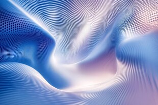 梦幻蓝紫渐变波纹背景图