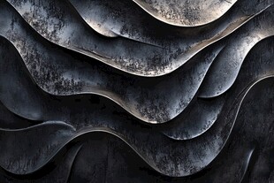 金属波浪纹理艺术背景