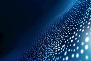 科技感蓝色粒子动态背景