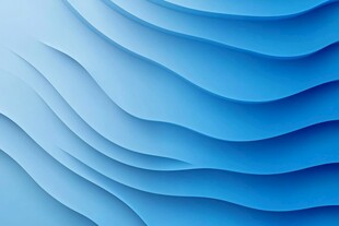 蓝色波浪纹理背景图