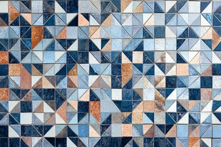 几何拼贴瓷砖图案纹理