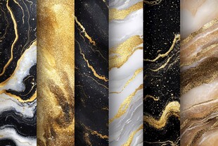 奢华大理石纹理艺术图案