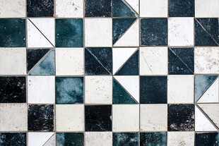 复古几何拼花瓷砖图案