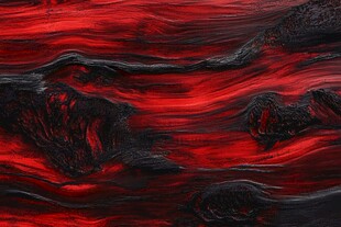 红色黑色交织的抽象纹理