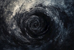 神秘深邃的宇宙漩涡景象