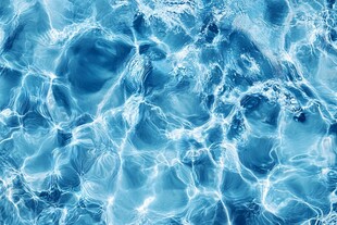 蓝色灵动水波纹理背景图