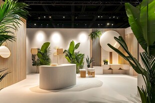 室内绿植装饰的优雅空间