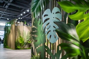 室内绿植装饰的创意景观