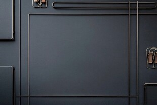 深灰金属质感几何元素组合