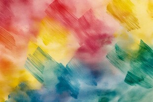 多彩水彩笔触抽象背景图