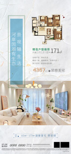 地产朋友圈海报