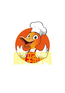 卡通厨师鸭形象设计