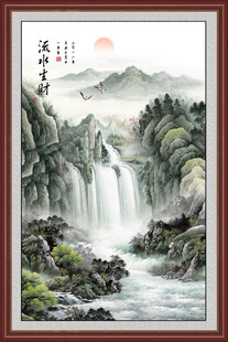 国画旭日东升