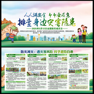 防灾减灾宣传栏