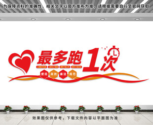 最多跑一次文化墙