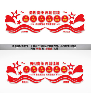 国企党建文化墙