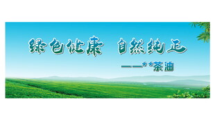 油茶种植合作社海报