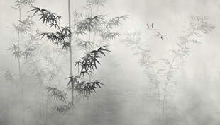 水墨竹影