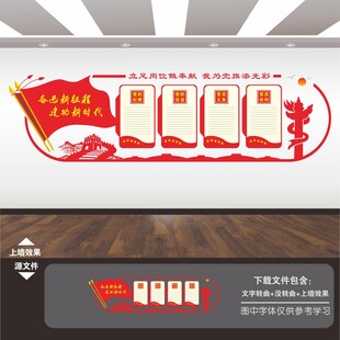 党员权利义务文化墙