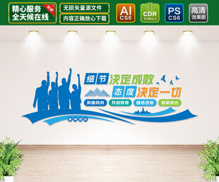 团队标语文化墙