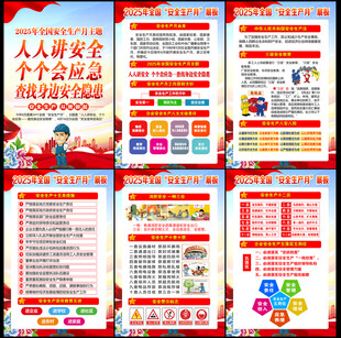 2025年安全生产月挂图
